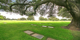 Cemetery grounds at Oakdale Memorial Park 